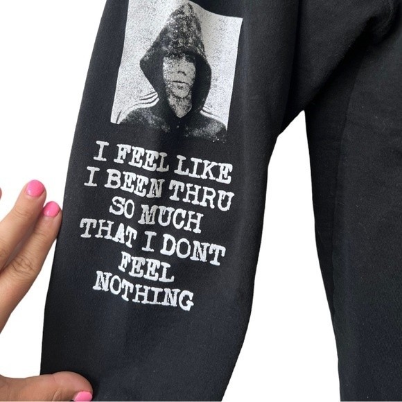 The Kid Laroi Savage Tour Hoodie 2020 Black Been Thru So Much Merch Size Large - Picture 3 of 8